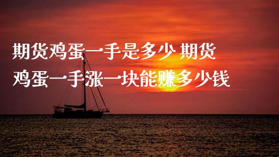 期货鸡蛋一手是多少 期货鸡蛋一手涨一块能赚多少钱 (https://www.ynbygsw.com/) 基金投资 第1张