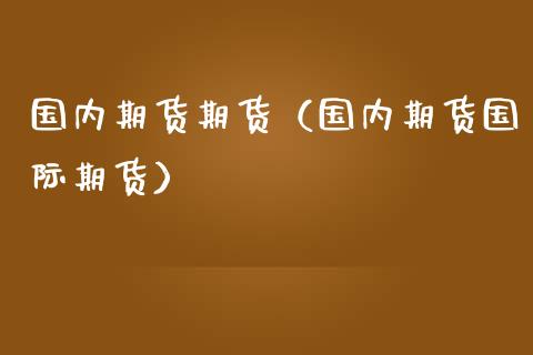 国内期货期货（国内期货国际期货） (https://www.ynbygsw.com/) 国际期货 第1张