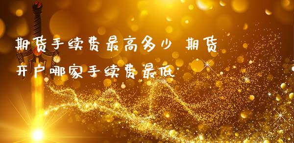 期货手续费最高多少 期货开户哪家手续费最低 (https://www.ynbygsw.com/) 国际期货 第1张