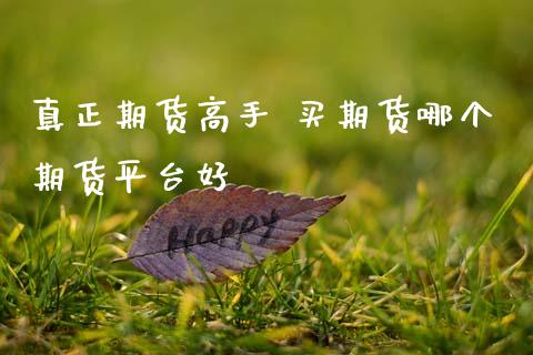 真正期货高手 买期货哪个期货平台好 (https://www.ynbygsw.com/) 理财百科 第1张