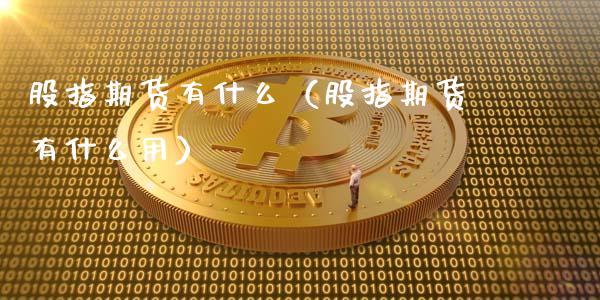 股指期货有什么（股指期货有什么用） (https://www.ynbygsw.com/) 股票推荐 第1张