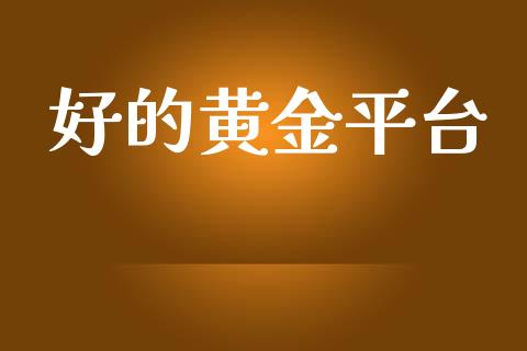好的黄金平台 (https://www.ynbygsw.com/) 基金投资 第1张