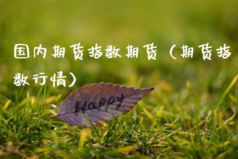 国内期货指数期货（期货指数行情） (https://www.ynbygsw.com/) 国际期货 第1张