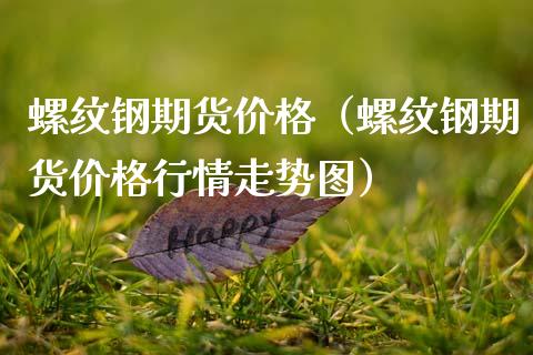螺纹钢期货价格（螺纹钢期货价格行情走势图） (https://www.ynbygsw.com/) 股票推荐 第1张
