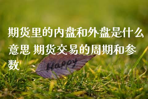期货里的内盘和外盘是什么意思 期货交易的周期和参数 (https://www.ynbygsw.com/) 内盘期货 第1张