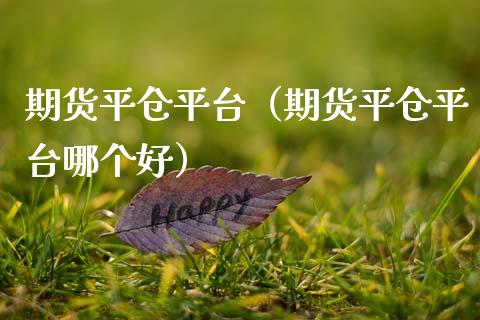 期货平仓平台（期货平仓平台哪个好） (https://www.ynbygsw.com/) 股票推荐 第1张