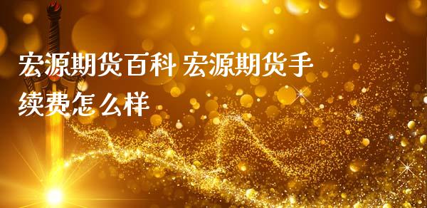 宏源期货百科 宏源期货手续费怎么样 (https://www.ynbygsw.com/) 基金投资 第1张