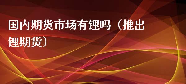 国内期货市场有锂吗（推出锂期货） (https://www.ynbygsw.com/) 理财百科 第1张