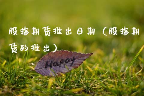 股指期货推出日期（股指期货的推出） (https://www.ynbygsw.com/) 内盘期货 第1张