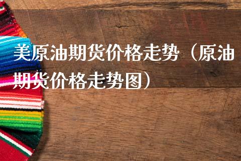 美原油期货价格走势（原油期货价格走势图） (https://www.ynbygsw.com/) 期货开户 第1张