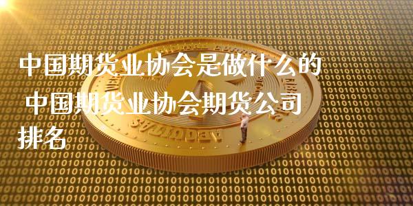 中国期货业协会是做什么的 中国期货业协会期货公司排名 (https://www.ynbygsw.com/) 理财百科 第1张