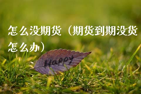 怎么没期货（期货到期没货怎么办） (https://www.ynbygsw.com/) 期货开户 第1张