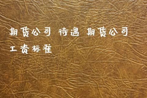 期货公司 待遇 期货公司工资标准 (https://www.ynbygsw.com/) 国际期货 第1张