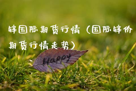 锌国际期货行情（国际锌价期货行情走势） (https://www.ynbygsw.com/) 国际期货 第1张