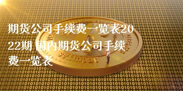 期货公司手续费一览表2022期 国内期货公司手续费一览表 (https://www.ynbygsw.com/) 国际期货 第1张