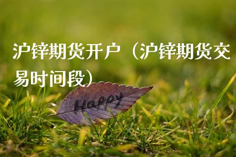 沪锌期货开户（沪锌期货交易时间段） (https://www.ynbygsw.com/) 理财百科 第1张