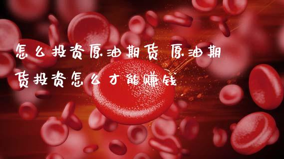 怎么投资原油期货 原油期货投资怎么才能赚钱 (https://www.ynbygsw.com/) 国际期货 第1张