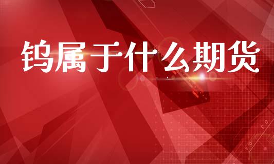 钨属于什么期货 (https://www.ynbygsw.com/) 理财百科 第1张