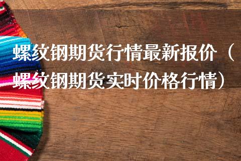 螺纹钢期货行情最新报价（螺纹钢期货实时价格行情） (https://www.ynbygsw.com/) 基金投资 第1张