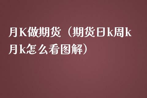 月K做期货（期货日k周k月k怎么看图解） (https://www.ynbygsw.com/) 原油期货 第1张