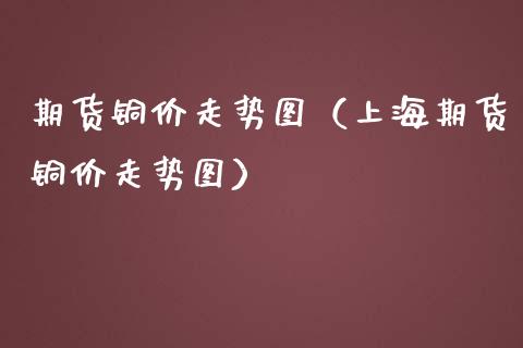 期货铜价走势图（上海期货铜价走势图） (https://www.ynbygsw.com/) 国际期货 第1张