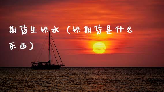 期货生铁水（铁期货是什么东西） (https://www.ynbygsw.com/) 期货入门 第1张