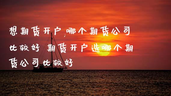 想期货开户,哪个期货公司比较好 期货开户选哪个期货公司比较好 (https://www.ynbygsw.com/) 基金投资 第1张