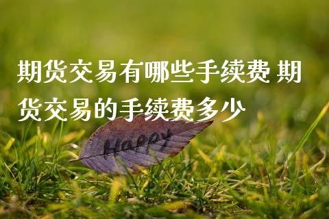 期货交易有哪些手续费 期货交易的手续费多少 (https://www.ynbygsw.com/) 国际期货 第1张
