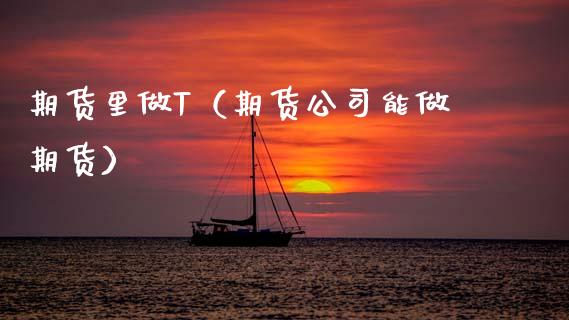 期货里做T（期货公司能做期货） (https://www.ynbygsw.com/) 股指期货 第1张