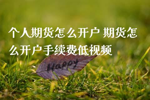 个人期货怎么开户 期货怎么开户手续费低 (https://www.ynbygsw.com/) 国际期货 第1张