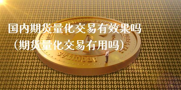 国内期货量化交易有效果吗（期货量化交易有用吗） (https://www.ynbygsw.com/) 基金投资 第1张