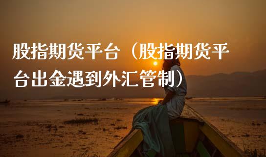 股指期货平台（股指期货平台出金遇到外汇管制） (https://www.ynbygsw.com/) 基金投资 第1张