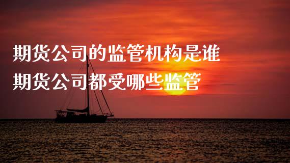 期货公司的监管机构是谁 期货公司都受哪些监管 (https://www.ynbygsw.com/) 基金投资 第1张