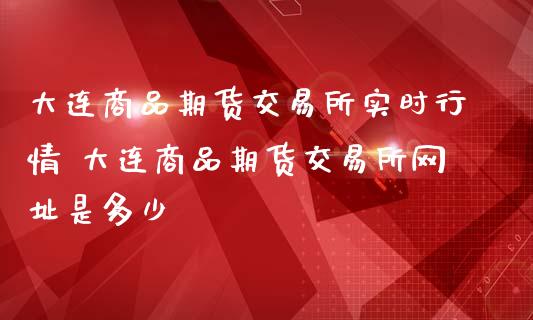 大连商品期货交易所实时行情 大连商品期货交易所网址是多少 (https://www.ynbygsw.com/) 基金投资 第1张