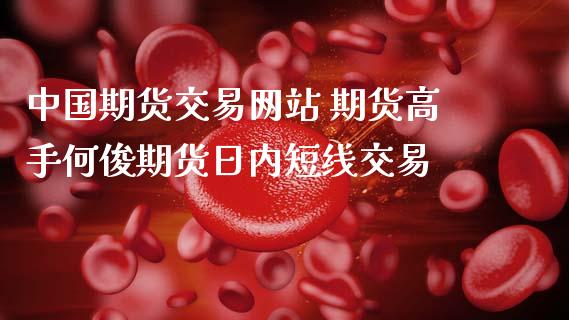 中国期货交易网站 期货高手何俊期货日内短线交易 (https://www.ynbygsw.com/) 国际期货 第1张