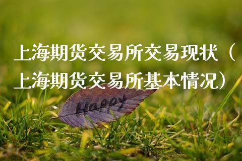 上海期货交易所交易现状（上海期货交易所基本情况） (https://www.ynbygsw.com/) 股票推荐 第1张