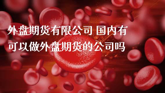 外盘期货有限公司 国内有可以做外盘期货的公司吗 (https://www.ynbygsw.com/) 基金投资 第1张