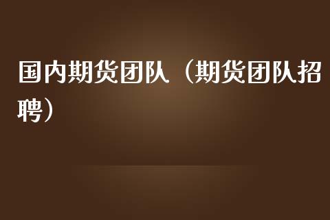 国内期货团队（期货团队招聘） (https://www.ynbygsw.com/) 基金投资 第1张