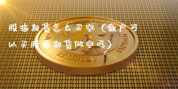 股指期货怎么买空（散户可以买股指期货做空吗） (https://www.ynbygsw.com/) 内盘期货 第1张