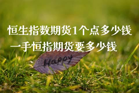 恒生指数期货1个点多少钱 一手恒指期货要多少钱 (https://www.ynbygsw.com/) 国际期货 第1张
