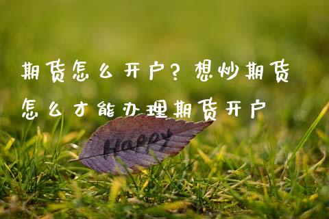 期货怎么开户? 想炒期货怎么才能办理期货开户 (https://www.ynbygsw.com/) 国际期货 第1张