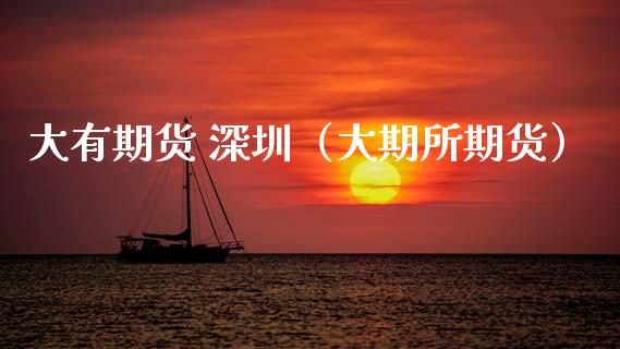 大有期货 深圳（大期所期货） (https://www.ynbygsw.com/) 国际期货 第1张