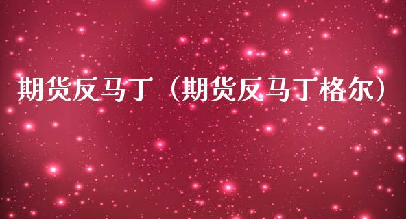期货反马丁（期货反马丁格尔） (https://www.ynbygsw.com/) 期货入门 第1张