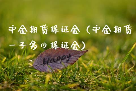 沪金期货保证金（沪金期货一手多少保证金） (https://www.ynbygsw.com/) 原油期货 第1张