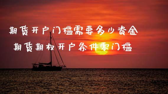 期货开户门槛需要多少资金 期货期权开户条件零门槛 (https://www.ynbygsw.com/) 国际期货 第1张