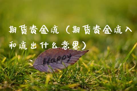 期货资金流（期货资金流入和流出什么意思） (https://www.ynbygsw.com/) 期货手续费 第1张