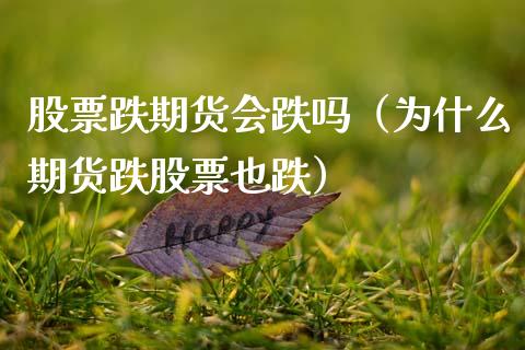 股票跌期货会跌吗（为什么期货跌股票也跌） (https://www.ynbygsw.com/) 恒指期货 第1张