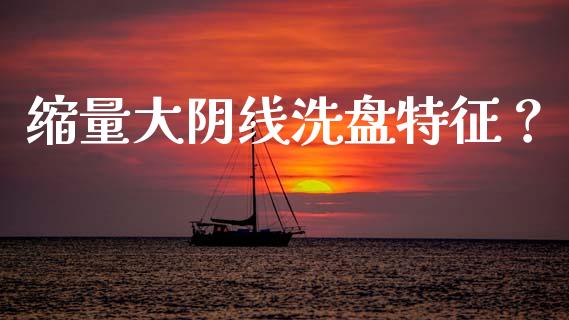 缩量大阴线洗盘特征？ (https://www.ynbygsw.com/) 国际期货 第1张