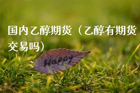 国内乙醇期货（乙醇有期货交易吗） (https://www.ynbygsw.com/) 国际期货 第1张