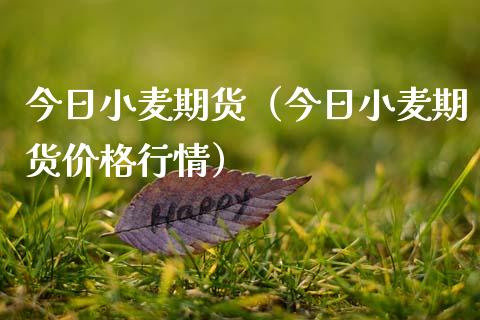今日小麦期货（今日小麦期货价格行情） (https://www.ynbygsw.com/) 股票推荐 第1张